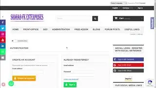 Social Login – Sign-In using different Social Networks Screenshots