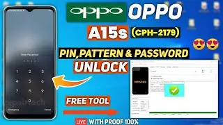 OPPO A15s CPH2179 Unlock Screen Lock Free With SP Flash Tool | A15s Hard Reset Not Working Solution