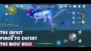 HOW TO EASILY DEFEAT WOLF BOSS(Lupus Boreas, Dominator of Wolves) GENSHIN IMPACT GLITCH!!!!