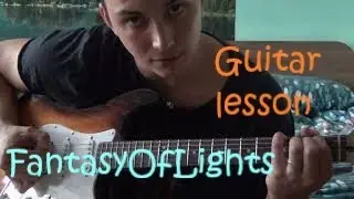 Bones, Deergod - FantasyOfLights (guitar lesson)