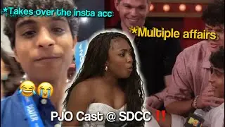 PJO Cast at SDCC…or just causing chaos