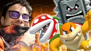 Boomboom Thwomp Piranha Plant of Doom! (Two Awesome Troll Levels!)