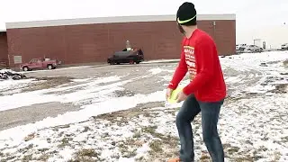 Brodie Smith's First Disc Golf Trick Shot