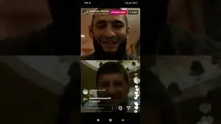 Разговор Хамзата Чимаева с Кадыровым в Инстаграм