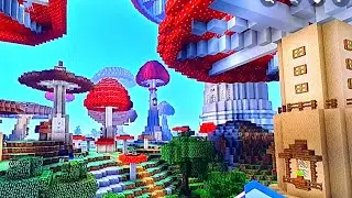 Minecraft Mushroom House Tutorial