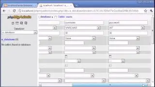 Beginner PHP Tutorial   111   phpMyAdmin Part 2 flv