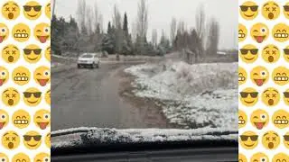 Çamur Yolda Kar Manzaraları