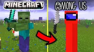Minecraft But it's Among Us Texture Pack!