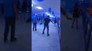 Patinando com meus irmãos