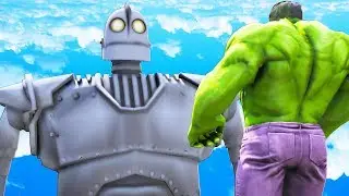 THE HULK VS IRON GIANT - BIG HULK VS THE IRON GIANT (1999)