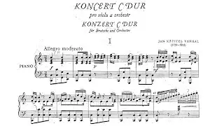 Vanhal - Viola Concerto in C Major (Score)