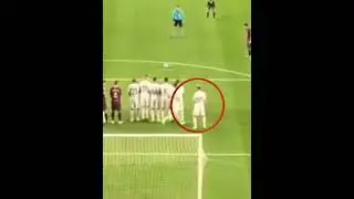 Epic free kick defense strategy!! ⚽
