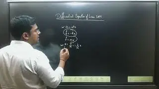 Differential Equation of Linear SHM | 12th Physics | Oscillations | Physics HQ | Prof. Sandeep