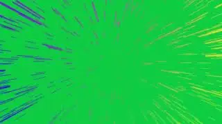 Green Screen: Colored Warp Speed Effect Through the Universe is a great transition or BG