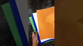 Last-minute independence day paper craft ideas #indianrepublicday2024  #tricolorpapercraft