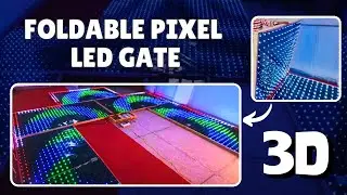 How to Make 3D Pixel Led Gate || 16FT X 16FT New Effects 3D Pixel Led Gate || Full Details