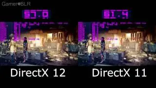 Deus Ex: Mankind Divided DirectX 12 vs 11 on AMD Radeon RX480 and FX8350 - Test 1