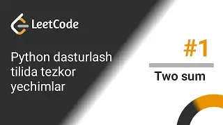 LeetCode 1-masala: Two sum