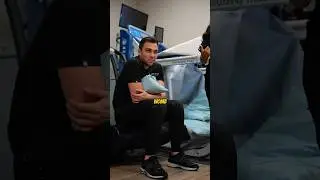 DONT SHOW this video to his mom! 😱 #mom #physicaltherapy #officelife