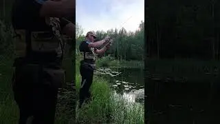 Карась на спиннинг  ( мормышинг)