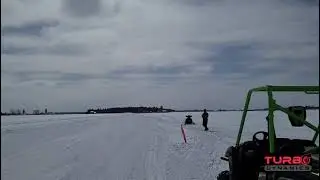 Turbo Dynamics fastest trail sled 161 MPH radar