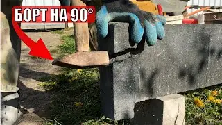How to Cut a Curb at an Angle | Installing Curbstone at a Corner | How to Cut a Curb at an Angle💡