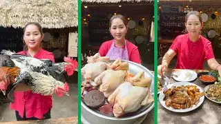 Super Delicious Chicken Cooked by Mommy Chef Sros for 2 recipes | Cooking with Sros