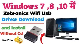 How to install zebronic Wifi mini USB Adapter | Wifi Connect kaise kare computer me | Helping Boy Rs