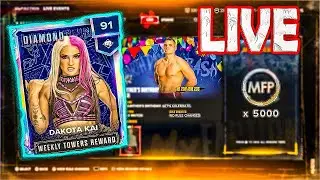 NEW Live Events & Weekly Towers Grinding LIVE! WWE2K24 My Faction