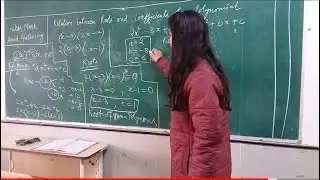 Relation between roots and coefficients of polynomials  part 1
