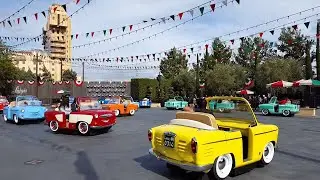 Luigi's Rollickin' Roadsters Complete Experience Ride Disney's California Adventure Park Cars Land