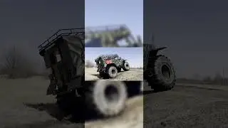 Вездеход Шторм по ухабам