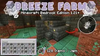 CARA MEMBUAT BREEZE FARM ! | MINECRAFT BEDROCK EDITION 1.21+