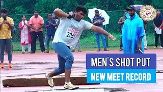 New Meet Record Men's Short Put U18 - Kerala State Junior Athletics 20
