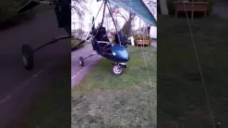 Запуск дельтаплана