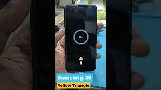 Samsung J8 | Charging Yellow Triangle 