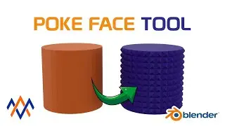 How to Use Poke Face in Blender 3D - Complete Tutorial for Beginners