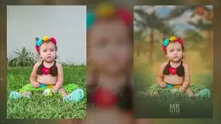 Como editar retrato de bebe a estilo fine art.