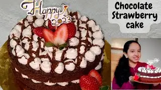 Chocolate strawberry cake ❣️