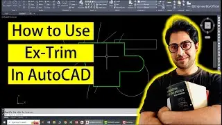 how to use EX TRIM in autocad | layout