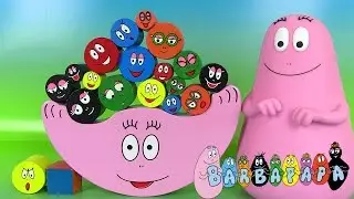 Barbapapa Jeu d’équilibre Wooden Balancing Game Jouet pour enfants et bébés 19 pièces en bois