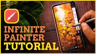 Infinite Painter Tutorial: Easy drawing tutorial using Infinite Painter app.