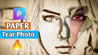 Sketch Paper Cut Photo Editing Tutorial 💥In Picsart.
