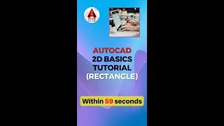Autocad 2D basics tutorial | Rectangle 