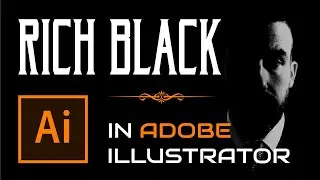 How to Get Rich Black in Illustrator CC
