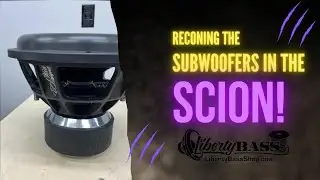 Reconing the subwoofers in the scion! (How to video)