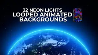 Neon Animated Backgrounds Pack 32 High Quality Looped Motion Backgrounds by #motionmade