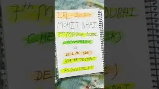 JACKPOT FIX IPL 2020 6th  MATCH DELHI(DC) VS CHENNAI(CSK) 30P KA JACKPOT MATCH |MOHIT CRICKET TIPS