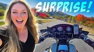 Unexpected changes on my NEW motorcycle during my solo road trip in North Carolina!