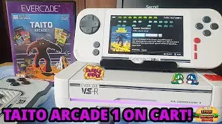 Evercade Taito Arcade 1 - 9 Classic Arcade Titles Now On Cart!